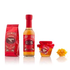 Red Magical Honey Gift Bag with Tea