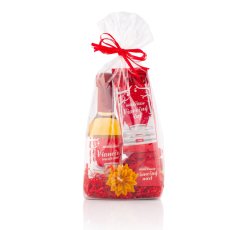 Christmas landscape red bag