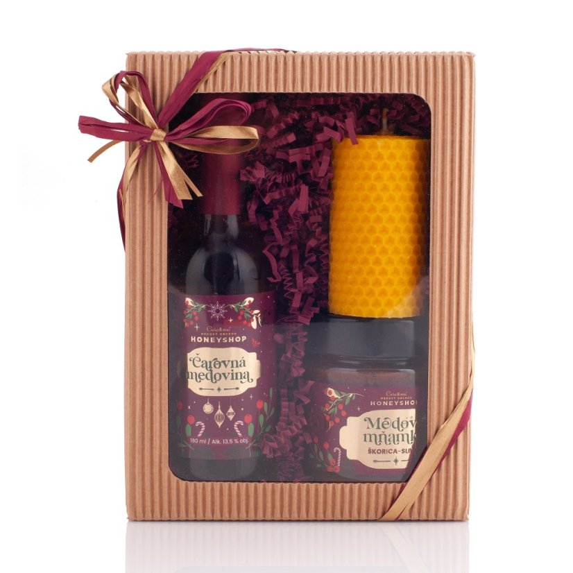 Čarovná medová krabička mňamka škorica & slivky