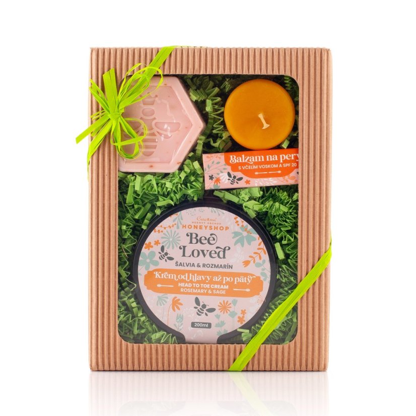 Cosmetic honey box Bee Loved Rose