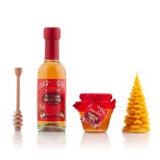 Red Magical Honey Bag with Candle