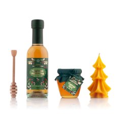 Green Magical Honey Bag with Candle