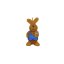 Bunny in trousers with egg