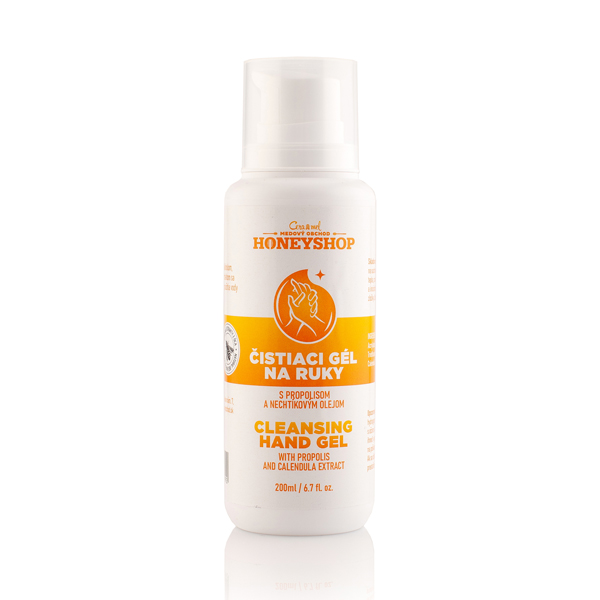 Hand cleansing gel with propolis and calendula extract 200ml