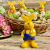 Bunny in trousers with egg
