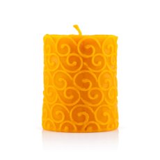 Candle with waves