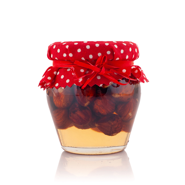 Hazelnuts in honey 120g