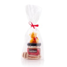 Mini honey package with forrest honey