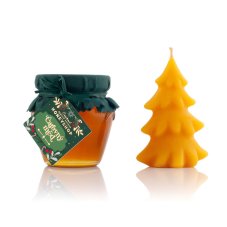 Green Magical Gift Bag Candle & Honey