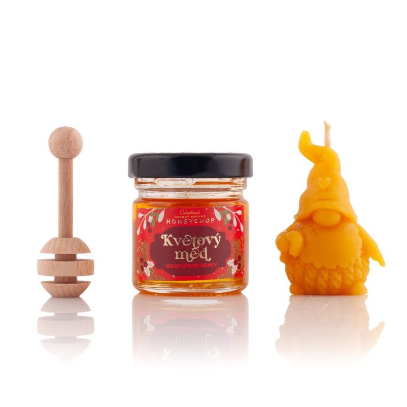 Mini Package Flower Honey & Candle