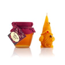 Burgundy Magical Gift Bag Candle & Honey