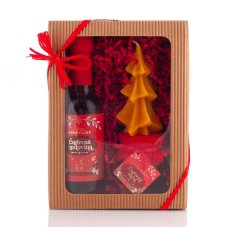 Red Magic Honey Box with Candle