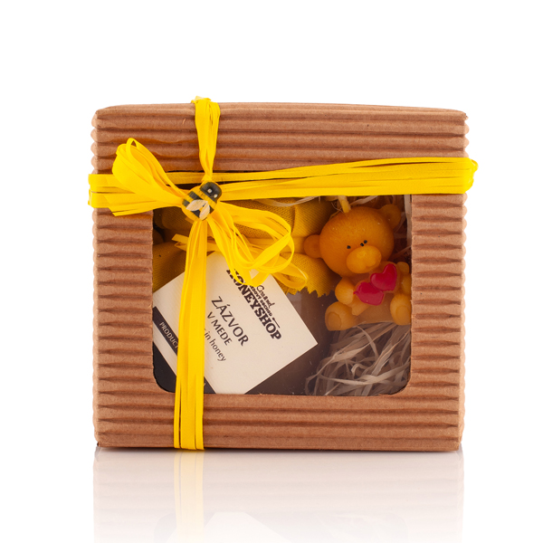 Box of ginger yumminess and candle
