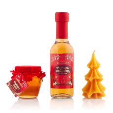 Red Magic Honey Box with Candle