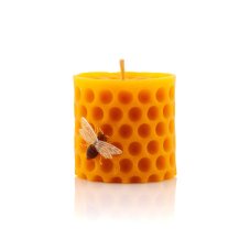 Thick honeycomb pillar with bee