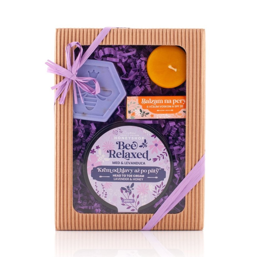 Cosmetic honey box Bee Relaxed kombo
