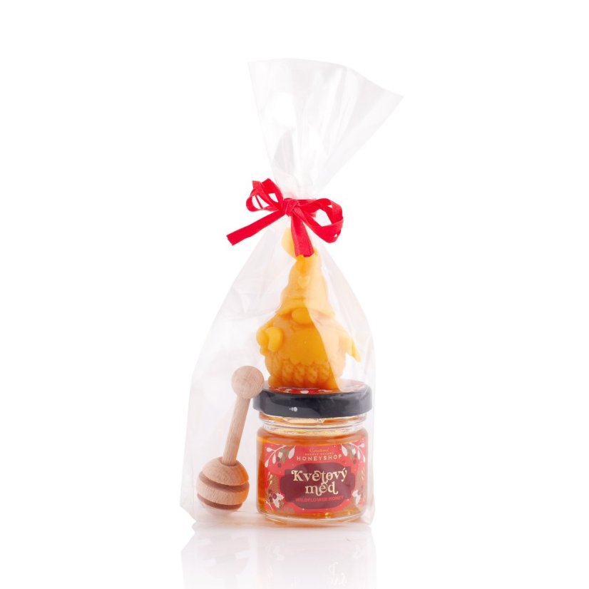 Mini Package Flower Honey & Candle