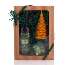 Green Magic Honey Box with Candle